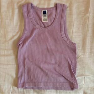 Old Navy Lilac Ribbed Tank Top
